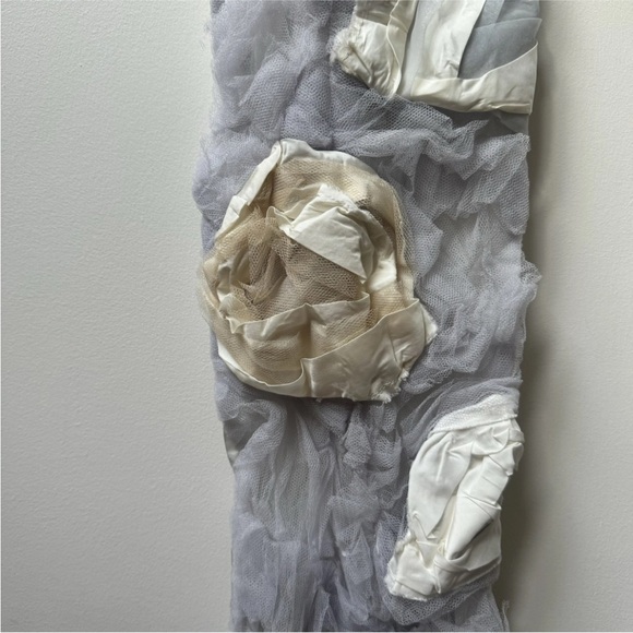 Comme des Garcons AD 2004 Floral Tulle Scarf - Picture 4 of 6